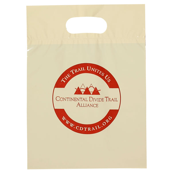 Poly Die Cut Merchandise Bag 9" x 12" (#PLMBLD12-DSNPC) FREE SET-UP! Save $50.00! *** To See Sale Prices, Please Wait For The Green "YOUR SALE PRICE" Box To Appear Below