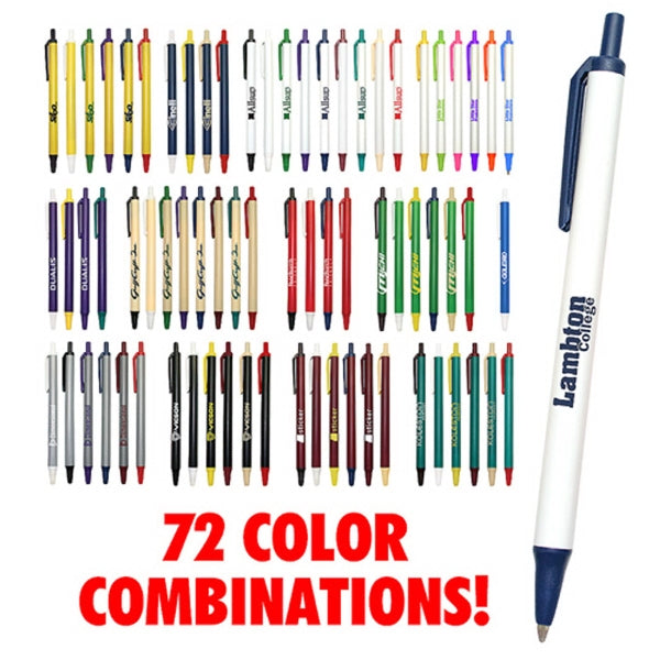 Orlando Click Pen (Compare to Bic Clic Stic) (#EMP-NI-70) FREE SET-UP! Save $50.00! *** To See Sale Prices, Please Wait For The Green "YOUR SALE PRICE" Box To Appear Below